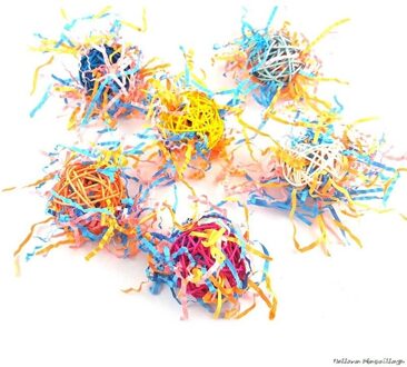 Huisdier Vogel Speelgoed Valkparkiet Papegaai Natuurlijke Rotan Bal Speelgoed Voor Vogels Training Spelen Kauwen Dwergpapegaai Levert