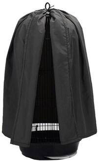 Huisdier Vogelkooi Doek Cover Ronde Ademend Papegaaienkooi Cover Guard Lichtgewicht Vogelkooi Netto Vogelkooi Decoratie donker grijs