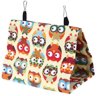 Huisdier Vogels Hangmat Opknoping Bed Canvas Papegaai Spel Slaap Hut Nest Tent Driehoekige Canvas Vogel Hangmat Papegaai Baars Tent