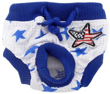 Huisdier Wasbare Buik Bands Voor Hond Mannen Vrouwen, Premium Katoen Mannelijke Vrouwelijke Hond Onderbroek L / S