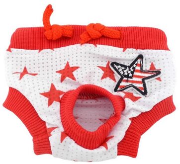 Huisdier Wasbare Buik Bands Voor Hond Mannen Vrouwen, Premium Katoen Mannelijke Vrouwelijke Hond Onderbroek R / M