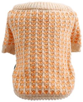 Huisdier Winter Oranje Wafer Katoenen Trui Hond Kleding Puppy Leuke Warm Outfits Coat Hond Kostuum