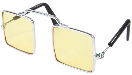 Huisdier Zonnebril Hond Eye-Wear Kat Bril Kostuum Foto Props Accessoires Voor Honden geel