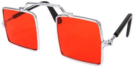 Huisdier Zonnebril Hond Eye-Wear Kat Bril Kostuum Foto Props Accessoires Voor Honden Rood