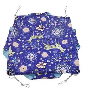 Huisdieren Hangmat Katoen Hamster Muis Opknoping Kat Bed Huisdier Eekhoorn Hamster Gedrukt Double Layer Hangmat Opknoping Bed Zachte Huis Nest eland / M