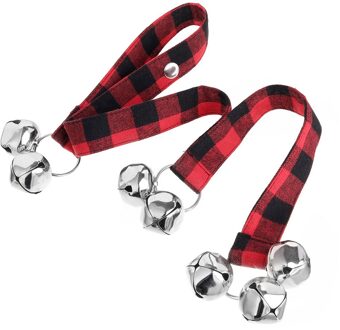Huisdieren Honden Klokken Deurbellen Touw Training Verstelbare Deurbel Benodigdheden voor Puppy TB rood en zwart