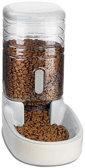 Huisdieren Katten Honden Automatische Waterer Water Dispenser 3.8 L Of Voedsel Feeder Huisdier Automatische Feeder MDJ998 feeding machine grijs