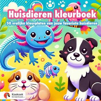 Huisdieren Kleurboek -  Koekoek Kinderboek (ISBN: 9789465201054)