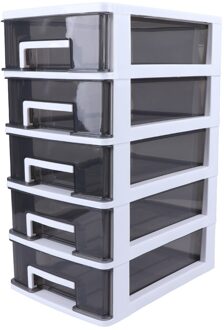 Huishoudelijke 4 Layer Opbergkast Plastic Lade Type Kast Draagbare Multifunctionele Stofdicht Opslag Rack Organizer Meubels
