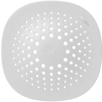 Huishoudelijke Aanrecht Filter Douche Drain Haar Catcher Stopper Badkamer Afvoerputje Cover Universele Anti-Verstopping Gootsteenzeefje wit