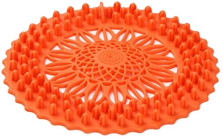 Huishoudelijke Aanrecht Filter Haar Catcher Haar Stopper Badkamer Floor Douche Drain Cover Universele Anti-Verstopping Gootsteenzeefje oranje
