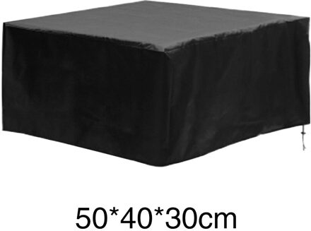 Huishoudelijke Anti Scratch Protector Kantoor Waterdicht Polyester Opvouwbare Volledige Dekking Wasbaar Voor 3D Printer Stofdicht Stofkap zwart / 45x45x30cm