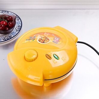 Huishoudelijke Automatische Taart Machine Cartoon Mini Kinderen Brood Maker Dubbelzijdig Bakken Ontbijt Machine