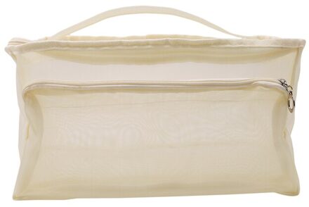 Huishoudelijke Breien Zak Garen Opbergtas Draagbare Tote Storage Case Voor Haken Haak Breien Naalden Naaien Accessoires Beige