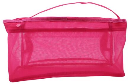 Huishoudelijke Breien Zak Garen Opbergtas Draagbare Tote Storage Case Voor Haken Haak Breien Naalden Naaien Accessoires roos rood
