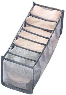 Huishoudelijke Closet Ondergoed Organizer Lade Divider Multi-Size Opvouwbaar Opbergdozen Ondergoed Closet Voor Stropdassen Sokken Style2-grijs