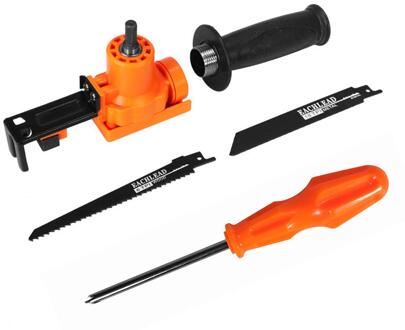 Huishoudelijke Draagbare Reciprozaag Metalen Houtbewerking Snijgereedschap Elektrische Boor Attachment