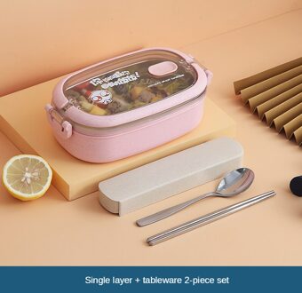 Huishoudelijke Draagbare Roestvrij Staal Geïsoleerde Lunch Box, Lunchbox, Voedsel Container Opslag, Ontbijt Doos Geschikt Voor roze 800ml