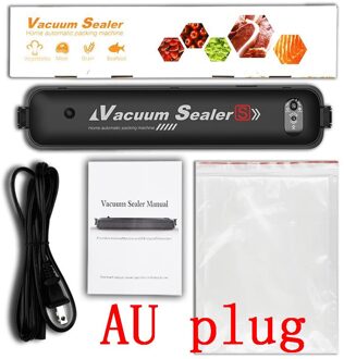 Huishoudelijke Droog Nat Food Vacuum Sealer Verpakking Machine Film Sealer Vacuüm Verpakker Inclusief 15Pcs Zakken AU plug
