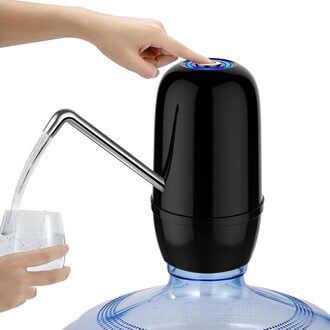 Huishoudelijke Dubbele Pomp Elektrische Zuiver Water Dispenser Gebotteld Water Pompen Water Emmer Automatische zwart