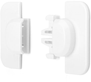 Huishoudelijke Koelkast Deur Kast Lock Multipurpose Safe Lock Voor Baby Peuter-M25 wit