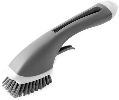 Huishoudelijke Lange Handvat Automatische Wasmiddel Waternevel Borstel grijs 30x10x9cm