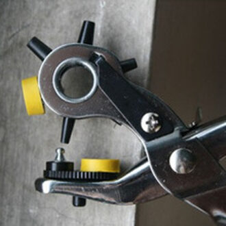 Huishoudelijke Lederen Punch Riem Perforator Oogjes Fix Snaps Machine Met 5 Gat Maten