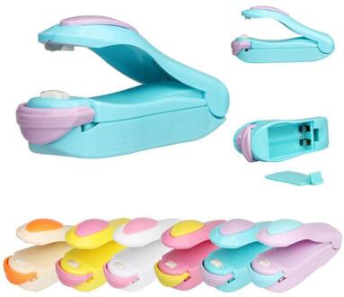 Huishoudelijke Mini Sealmachine Voedsel Snacks Verzegelde Zak Plastic Vers Houden Zak Zonder Batterijen Huishoudelijke Accessoires Willekeurige Kleur