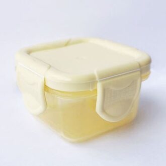 Huishoudelijke Opbergdoos Huishoudelijke Artikelen Organizer Box Storage Containers Verdikte Mini Vers Houden Opbergdozen geel