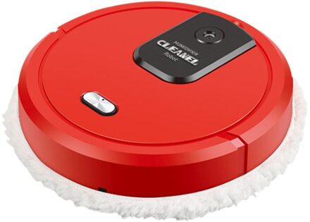 Huishoudelijke Opladen Stofzuiger Roterende Dweilen Machine Bevochtigen Spuiten Intelligente Vegen Robot Пылесос Робот Напольный Rood