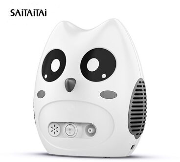 Huishoudelijke Pediatrische Medische Compressor Vernevelaar Voor Kinderen Leuke Cartoon Vernevelaar Compressor wit