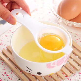 Huishoudelijke Plastic Egg White Yolk Separator Wit Yolk Sifting Home Keuken Bakken Chef Eetkamer Koken Gadget Hand Ei Gereedschap