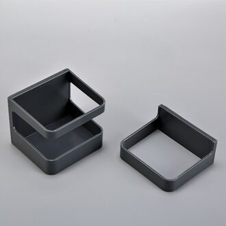 Huishoudelijke Regenkleding Multifunctionele Muurbevestiging Magazijnstelling Plastic Paraplu Stand Multi-color Verstelbare Badkamer Gereedschap 1stk grijs zwart