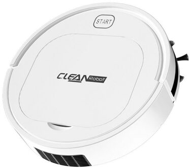 Huishoudelijke Reiniging Robot Usb Opladen Intelligente Vegen Robot Enkele Mop Stofafscheider Home Vegen Cleaning Tools wit