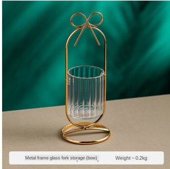 Huishoudelijke Roestvrij Staal Vork Fruit Vork Opslag Eettafel Keuken Decor Kleine Lepel Eetstokjes Opbergdoos Thuis Decorationf