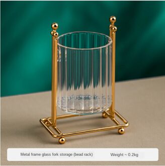 Huishoudelijke Roestvrij Staal Vork Fruit Vork Opslag Eettafel Keuken Decor Kleine Lepel Eetstokjes Opbergdoos Thuis Decorationf