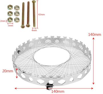 Huishoudelijke Roestvrijstalen Gasfornuis Gasfornuis Torch Netto Winddicht Energiebesparing Cirkel Cover Case Mesh Keuken Accessoires