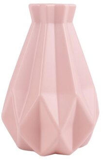 Huishoudelijke Simulatie Keramische Vaas Origami Vorm Vaas Bloemstuk Container Woondecoratie Jarrones Decorativos Moderno