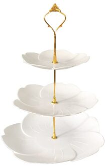 Huishoudelijke Speciale Lade Drie-Layer Cake Dessert Display Stand Europese Stijl Party Plastic Fruit Snacks Decoratie Goederen 03