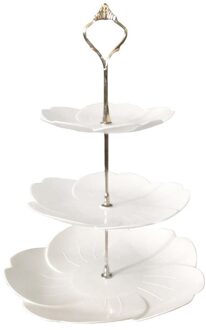 Huishoudelijke Speciale Lade Drie-Layer Cake Dessert Display Stand Europese Stijl Party Plastic Fruit Snacks Decoratie Goederen 04