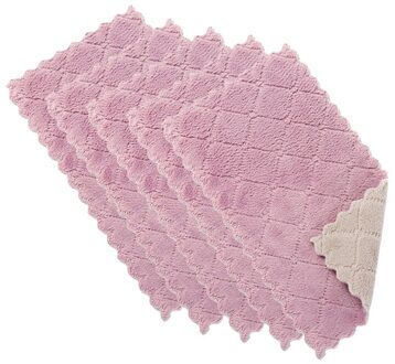 Huishoudelijke Veeg Tafelkleed Print Twee-Kleur Verdikking Dubbelzijdig Absorberende Vaatdoek Handdoek Thuis Keuken Benodigdheden C