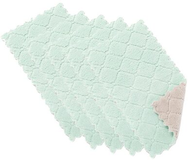 Huishoudelijke Veeg Tafelkleed Print Twee-Kleur Verdikking Dubbelzijdig Absorberende Vaatdoek Handdoek Thuis Keuken Benodigdheden