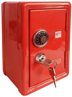Huishoudelijke Verzekering Box Mini Metalen Veilig Spaarpot Sleutel Verzekering Kabinet Desktop Decoratie 3