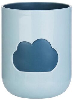 Huishoudelijke Wassen Cup Tandpasta Glashouder Tand Mok Badkamer Uk Wassen Cup Badkamer Plastic Tandenborstelhouder Organizer licht blauw