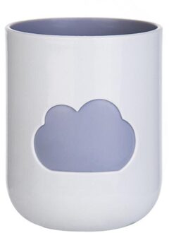 Huishoudelijke Wassen Cup Tandpasta Glashouder Tand Mok Badkamer Uk Wassen Cup Badkamer Plastic Tandenborstelhouder Organizer uit-wit