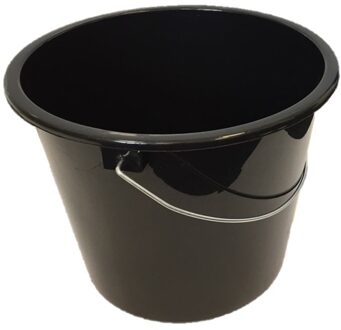 Huishoudemmer 5L zwart