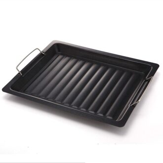 Huishouden Barbecue Schotel Verdikte Gebakken Geëmailleerd Houtskool Bakken non-stick Tool Accessoires Pannen Warmte Weerstand Metalen