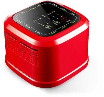 Huishouden Desktop Luchtreinigers Mini Luchtreiniger Formaldehyde Ozon Ionisator Generator Intelligente Air Cleaner AC100-240V Rood