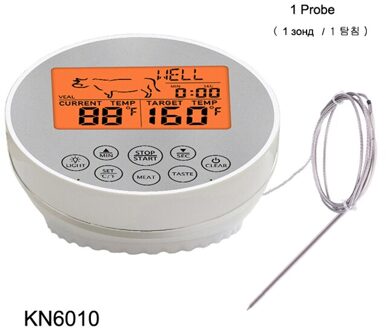 Huishouden Digitale Keuken Voedsel Koken Steak Vlees Grill BBQ Thermometer Oven Roker Draadloze Temperatuur Monitor instant lezen KN6010
