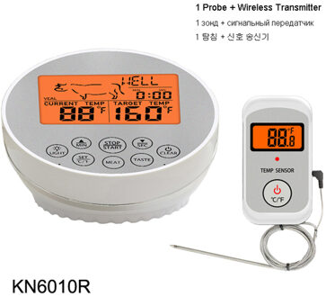 Huishouden Digitale Keuken Voedsel Koken Steak Vlees Grill BBQ Thermometer Oven Roker Draadloze Temperatuur Monitor instant lezen KN6010R